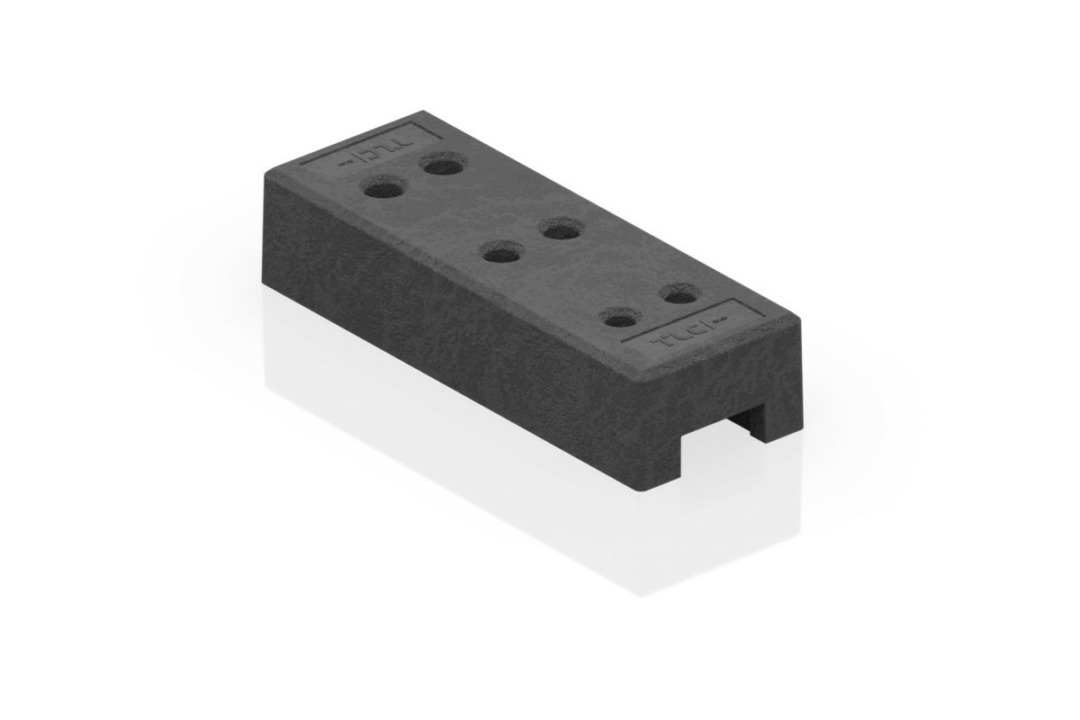 Plastový podstavec mobilného plotu